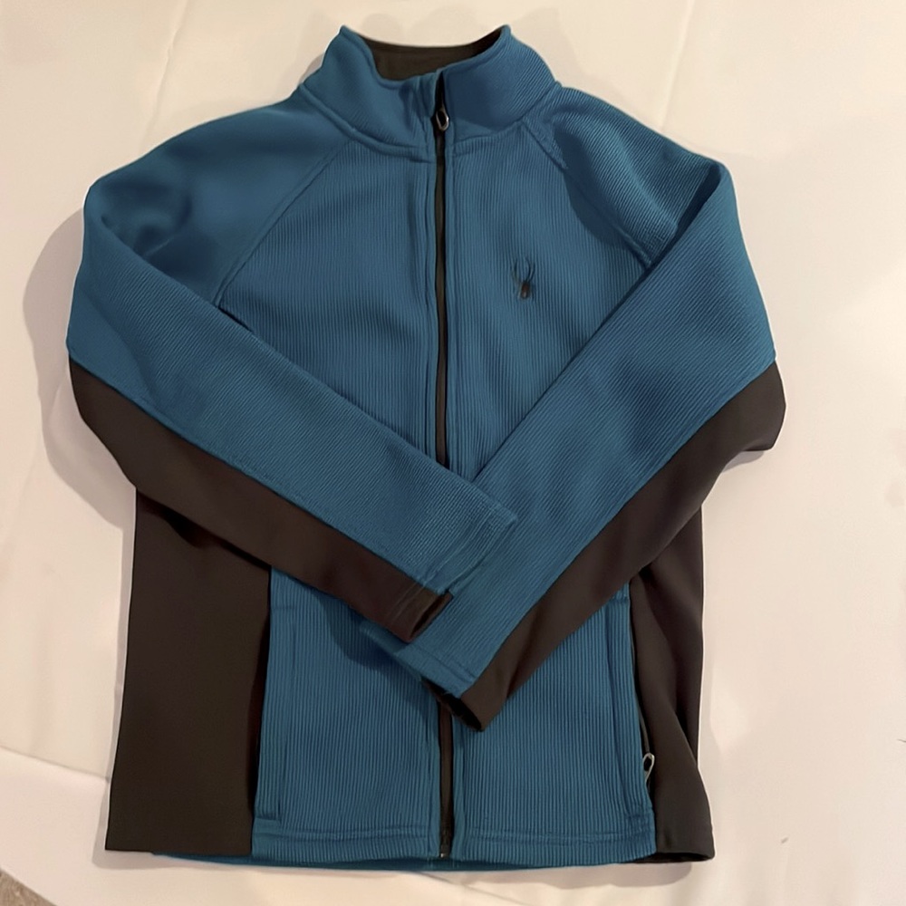 Spyder unisex size M 10-12 - Beautiful front zippered w/pockets fleece like new
